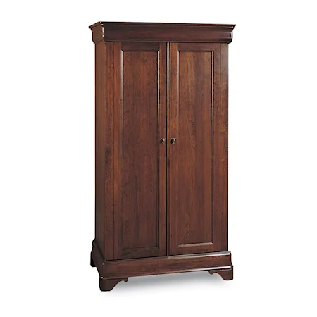 Traditional Solid Wood Bedroom Armoire
